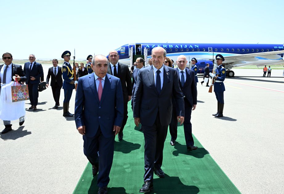 President of Turkish Republic of Northern Cyprus Ersin Tatar arrives in Fuzuli district [PHOTOS/VIDEO]