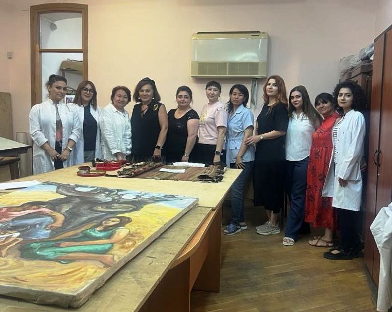 Kazakhstan National Museum's delegation visits Baku [PHOTOS]