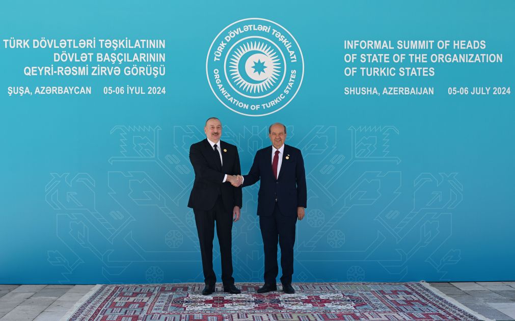 President Ilham Aliyev welcomed heads of state and government participating in Informal Summit of Heads of State of OTS in Shusha [PHOTOS/VIDEO]