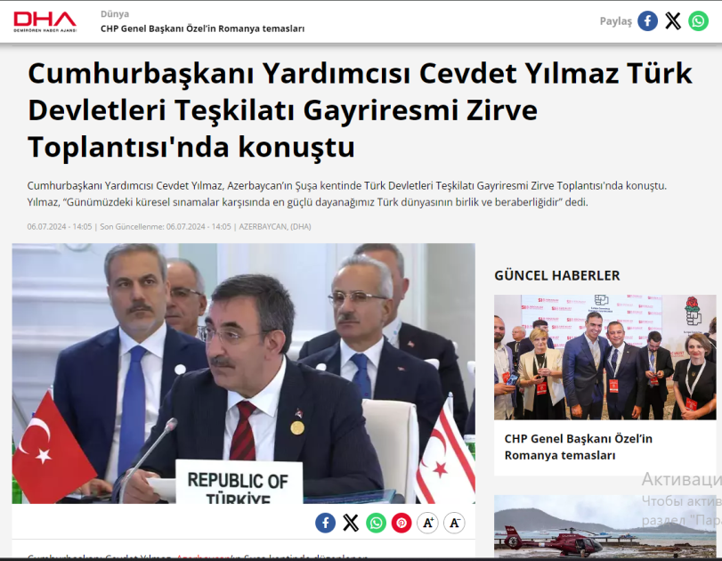 Our strength is in our unity: Turkish press writes on Shusha Summit [PHOTOS]