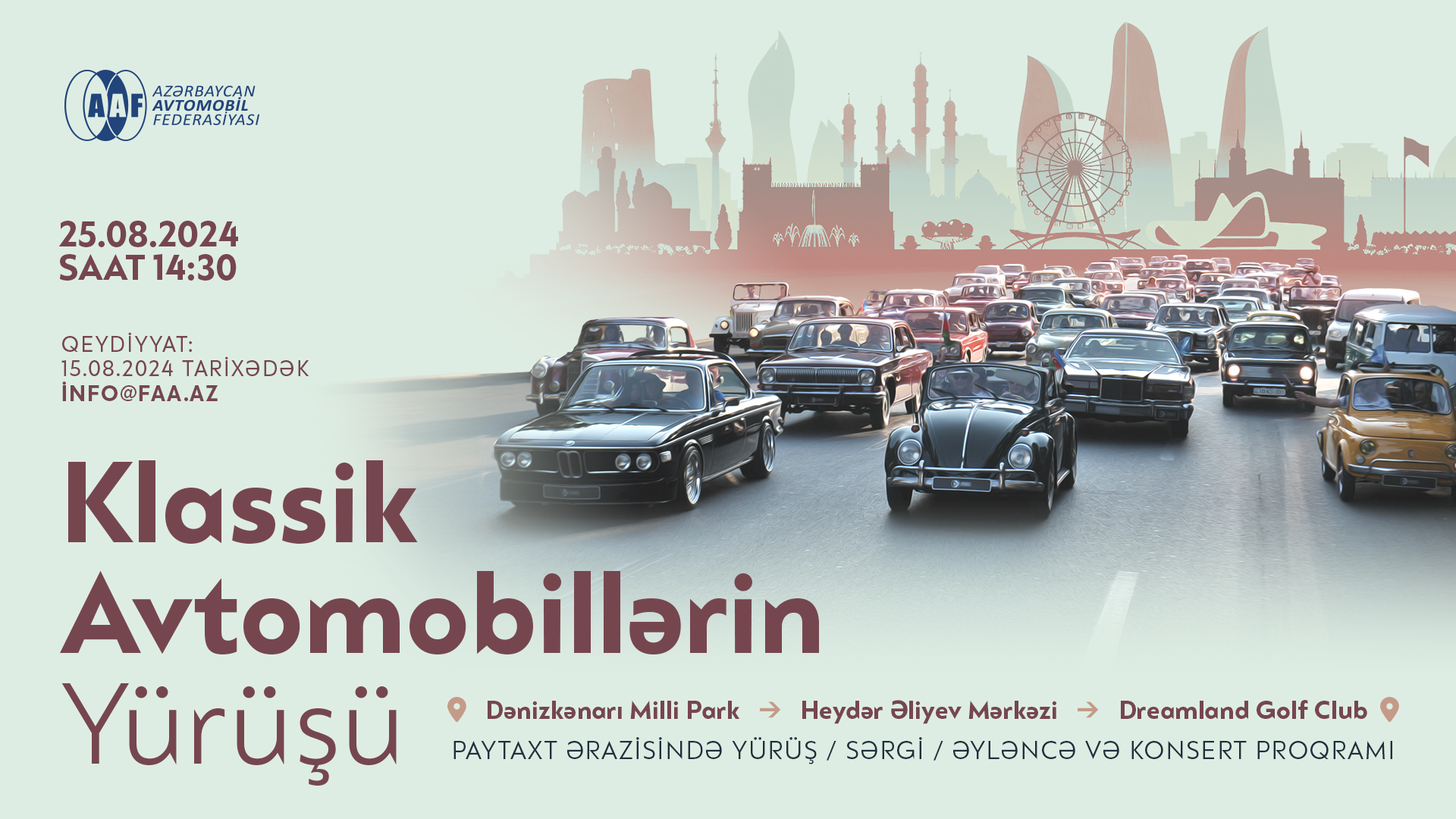 Registration for classic car parade begins in Azerbaijan