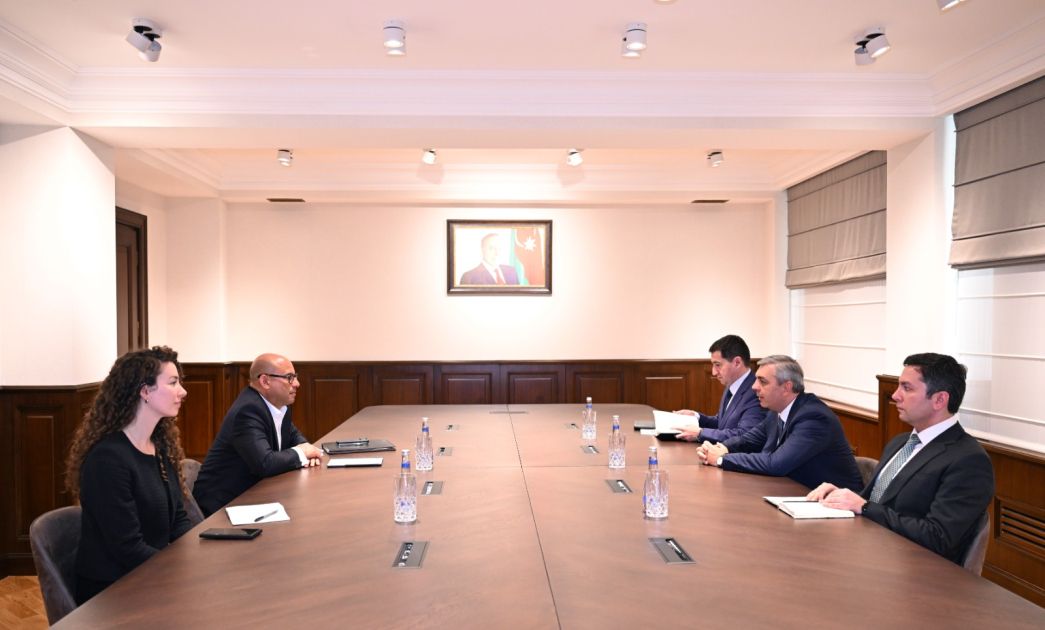 Azerbaijan's Samir Nuriyev meets with Executive Secretary of UN Framework Convention on Climate Change [PHOTOS]