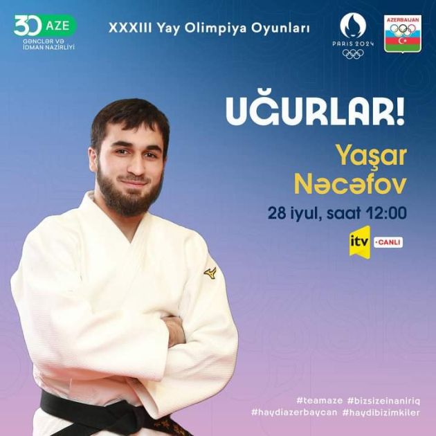 Three Azerbaijani athletes to compete today at Paris 2024 Summer Olympics [PHOTOS]