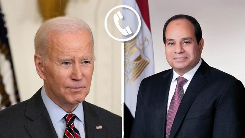 US and Egyptian presidents mull working on ceasefire in Gaza