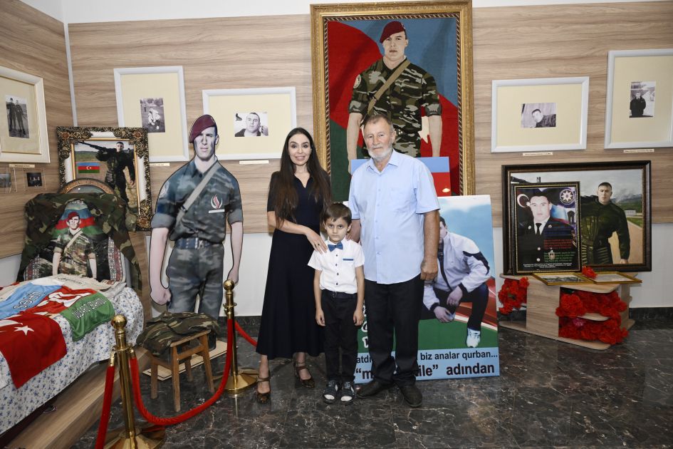Vice-President of Heydar Aliyev Foundation visits family of National Hero Mubariz Ibrahimov [PHOTOS]