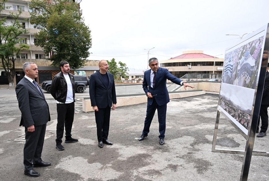 President Ilham Aliyev reviews renovation work at Bulud Hotel in Khankendi [PHOTOS/VIDEO]