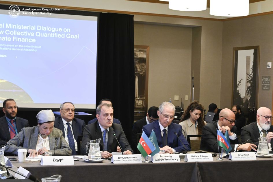 Azerbaijan engages in ministerial dialogue on climate finance goals at UNGA [PHOTOS]