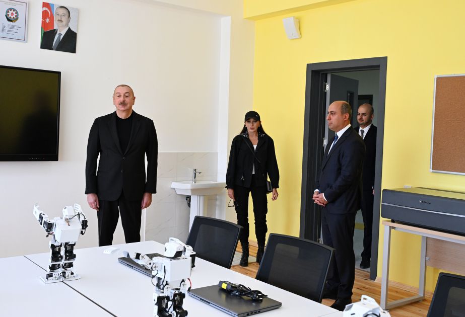 President Ilham Aliyev attends opening of Mehdi Mehdizade Secondary School in Jabrayil [PHOTOS]