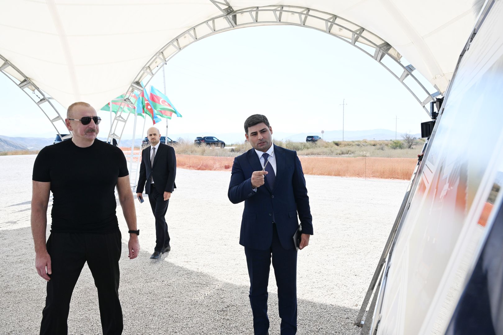 President Ilham Aliyev laid foundation stone for brooding egg production factory in Soltanli Village, Jabrayil District [PHOTOS]