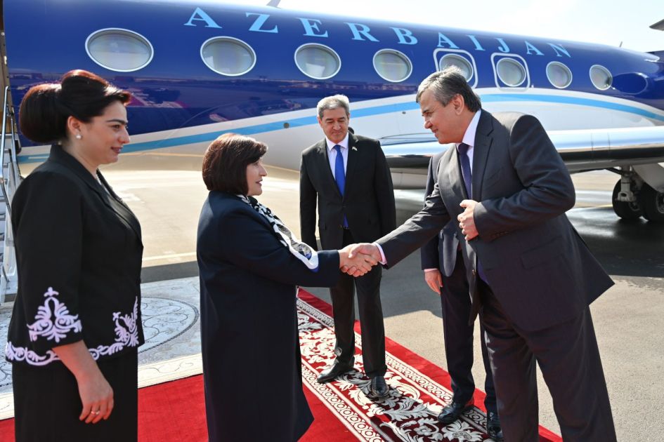 Speaker of Azerbaijani Parliament embarks on official visit to Tajikistan [PHOTOS]