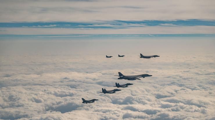 South Korea, US and Japan conduct Joint Air Exercises Following North Korea's missile launch
