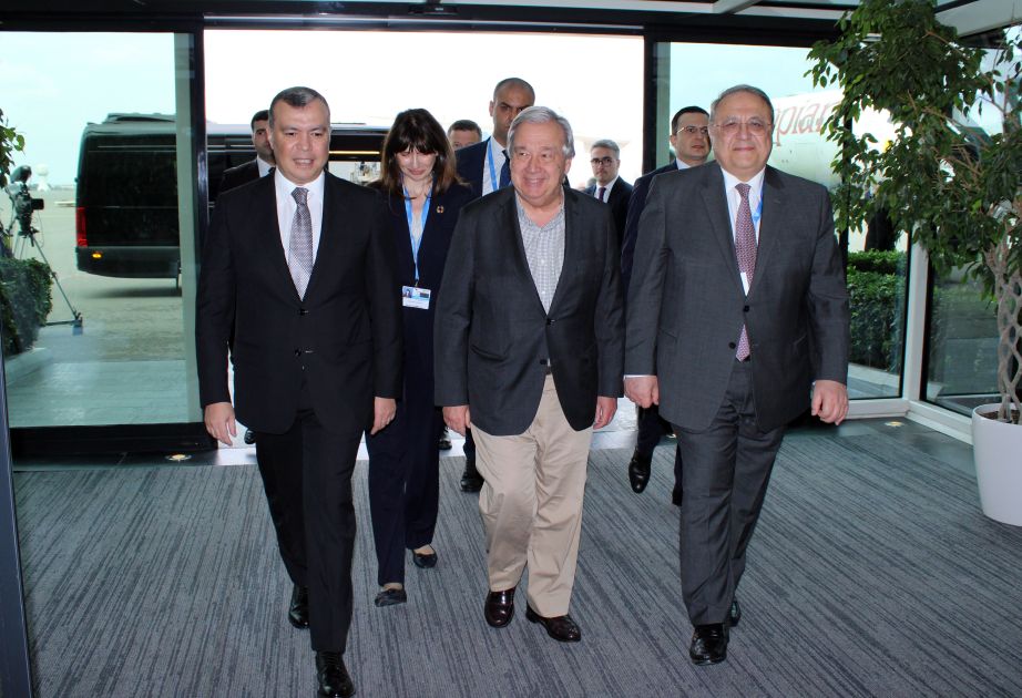 UN Secretary-General arrives in Azerbaijan to attend COP29
