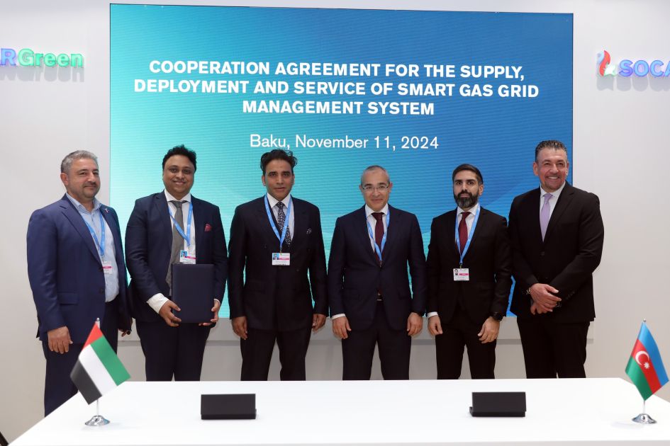 SOCAR, "IntelliGrid" sign smart gas grid management deal within COP29 [PHOTOS]
