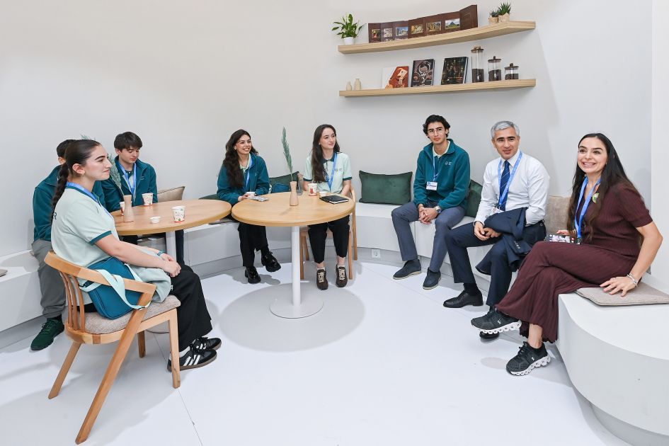Vice-President of Heydar Aliyev Foundation Leyla Aliyeva and Assistant to the President Anar Alakbarov visit Azerbaijan pavilion at COP29 venue [PHOTOS]