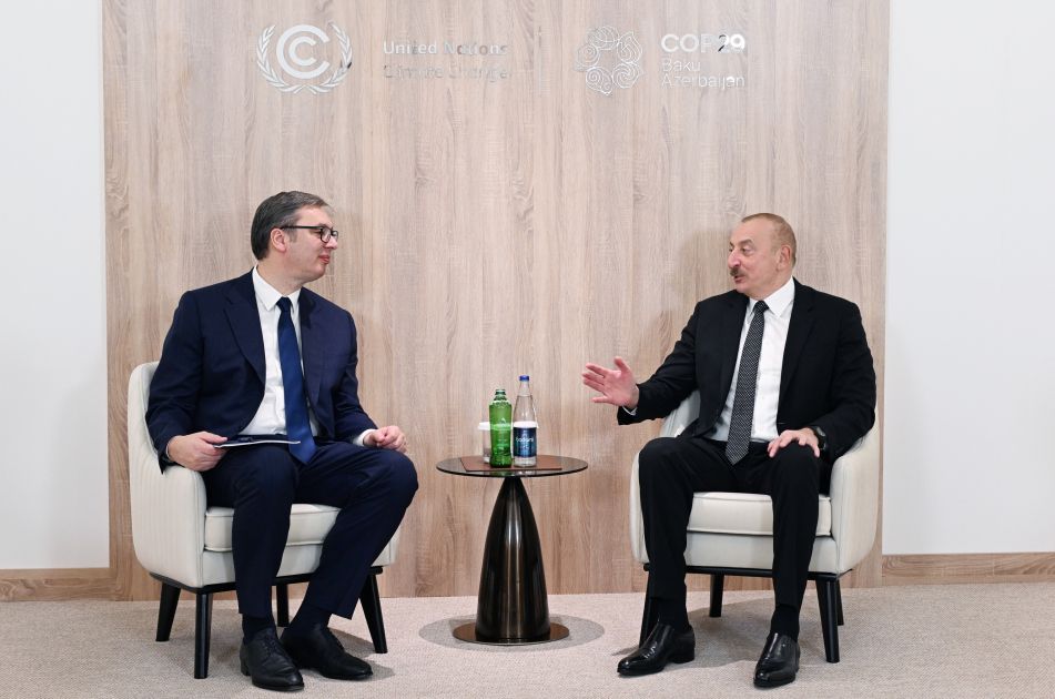 President Ilham Aliyev meets with Serbian President [PHOTOS/VIDEO]
