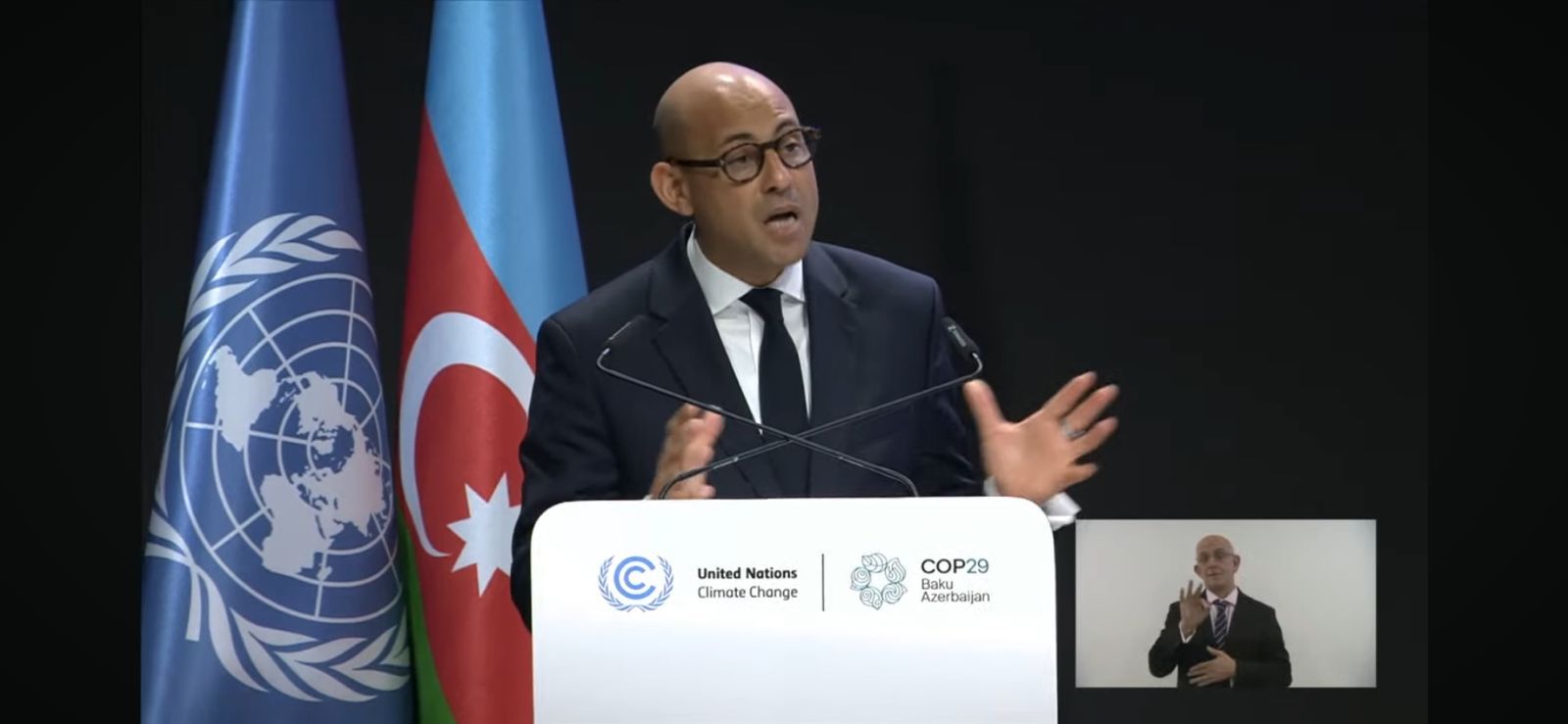 UN Climate Chief urges nations to forge new climate finance goal at COP29 Opening Ceremony