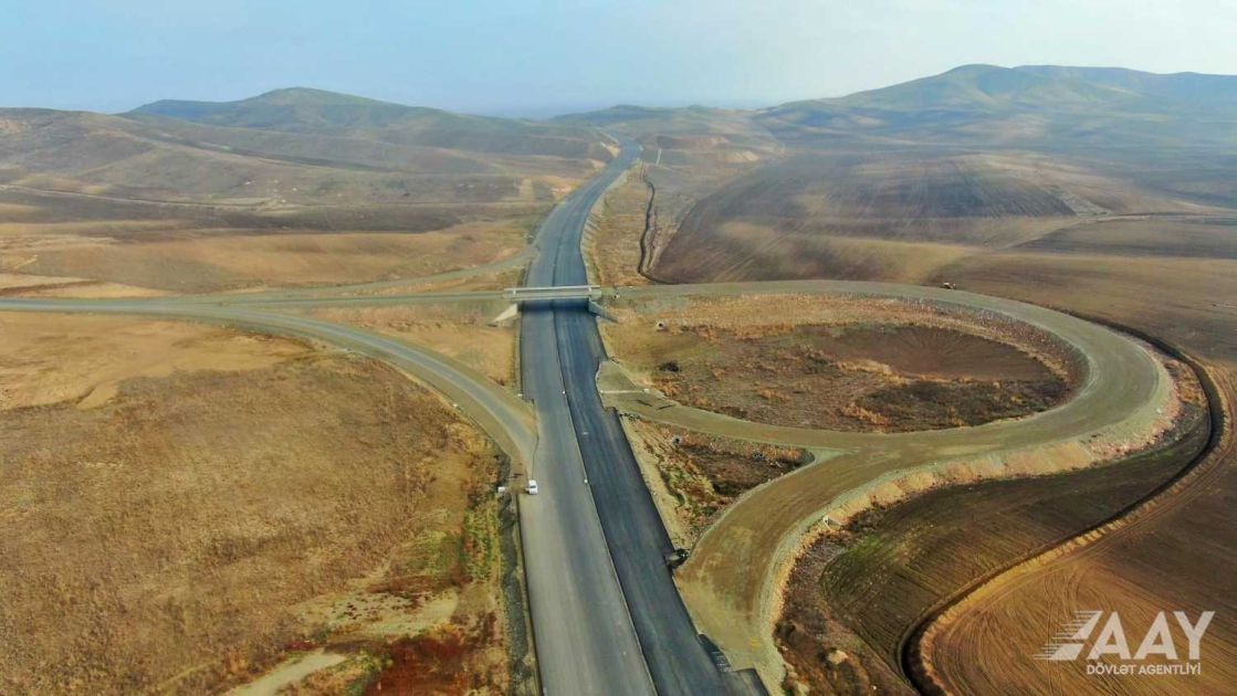 Construction of Aghdam-Fuzuli Highway in progress