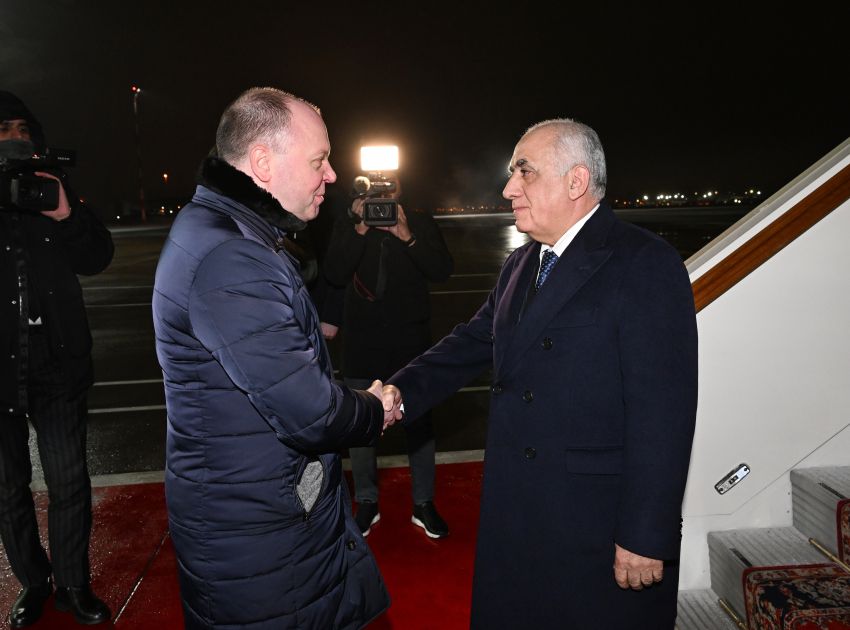Azerbaijan's PM visits Moscow to attend CIS meeting [PHOTO]