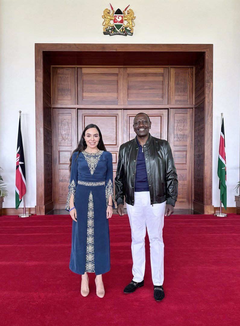 Vice-President of Heydar Aliyev Foundation Leyla Aliyeva meets with President of Kenya [PHOTOS[