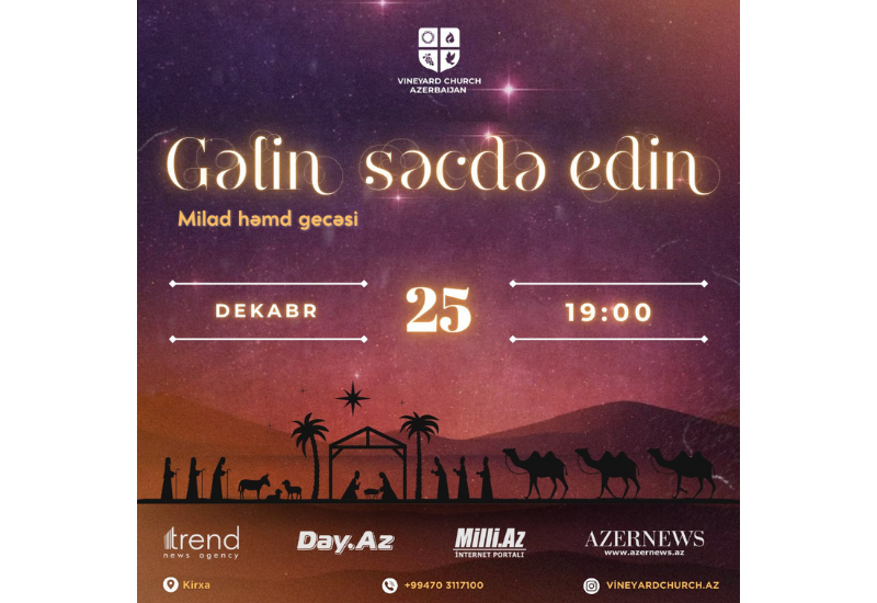 Baku to host festive concert dedicated to Christmas [VIDEO]