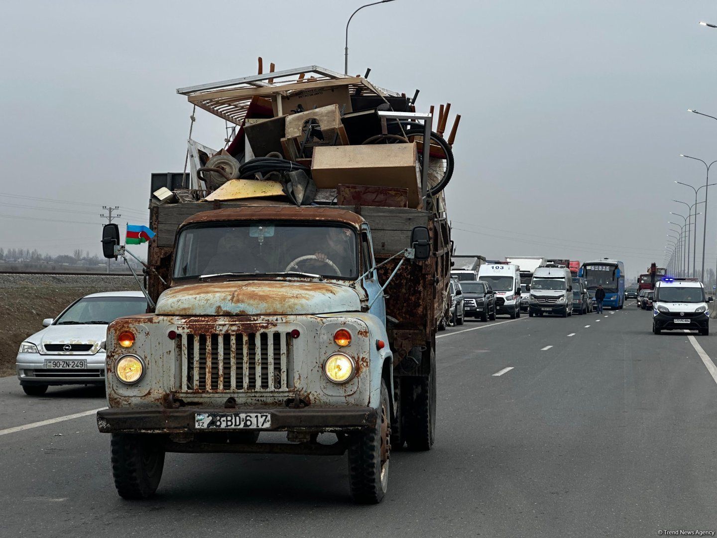 Former IDP returns to homeland in same car he left with in 1992 [PHOTOS]