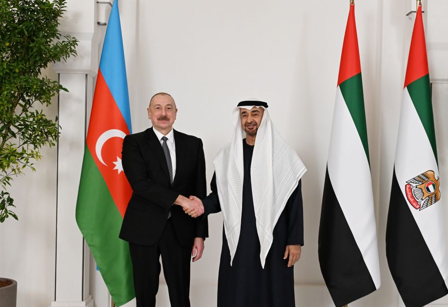 President Ilham Aliyev, UAE President hold meeting [PHOTOS/VIDEO]