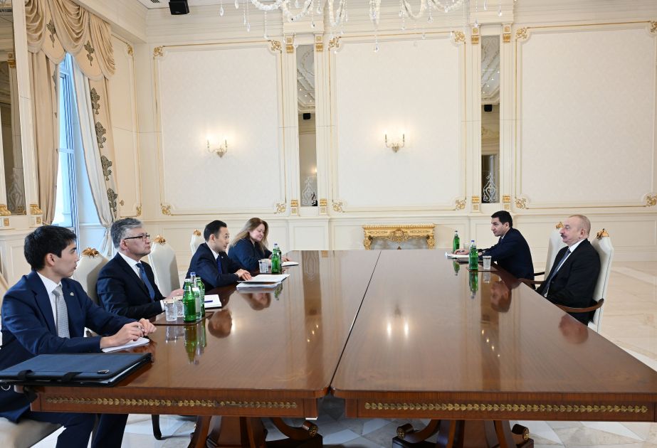 President Ilham Aliyev receives Secretary General of the Conference on Interaction and Confidence Building Measures in Asia