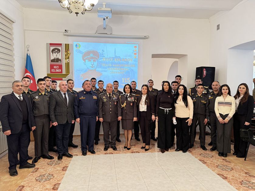 Military History Museum marks115th anniversary of Hazi Aslanov [PHOTOS]