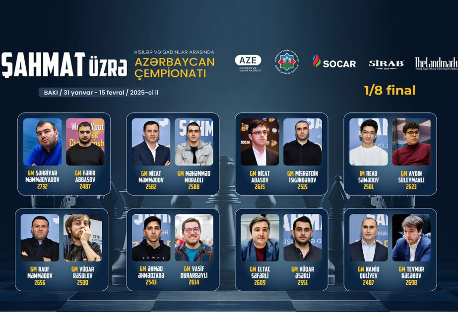 Azerbaijan Chess Championship enters quarterfinal stage