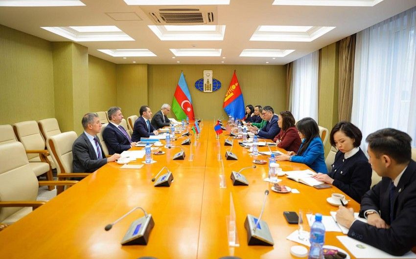 Azerbaijani, Mongolian FMs discuss cooperation in multiple sectors [PHOTOS]