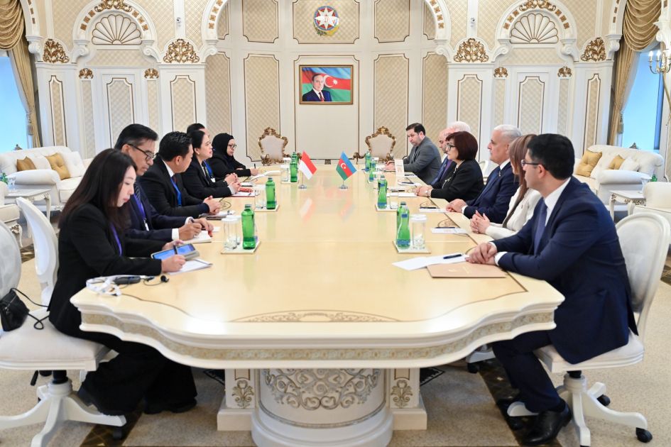 Azerbaijan's Speaker of Parliament Meets Indonesian Counterpart at Asia Parliamentary Assembly [PHOTOS]