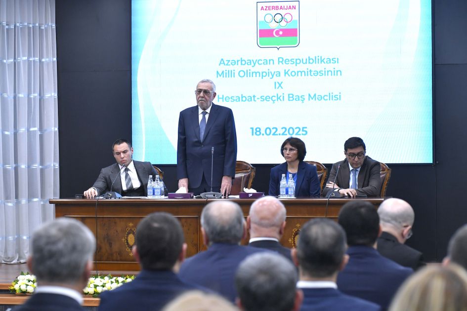 Azerbaijani President Ilham Aliyev re-elected as President of National Olympic Committee [PHOTOS]