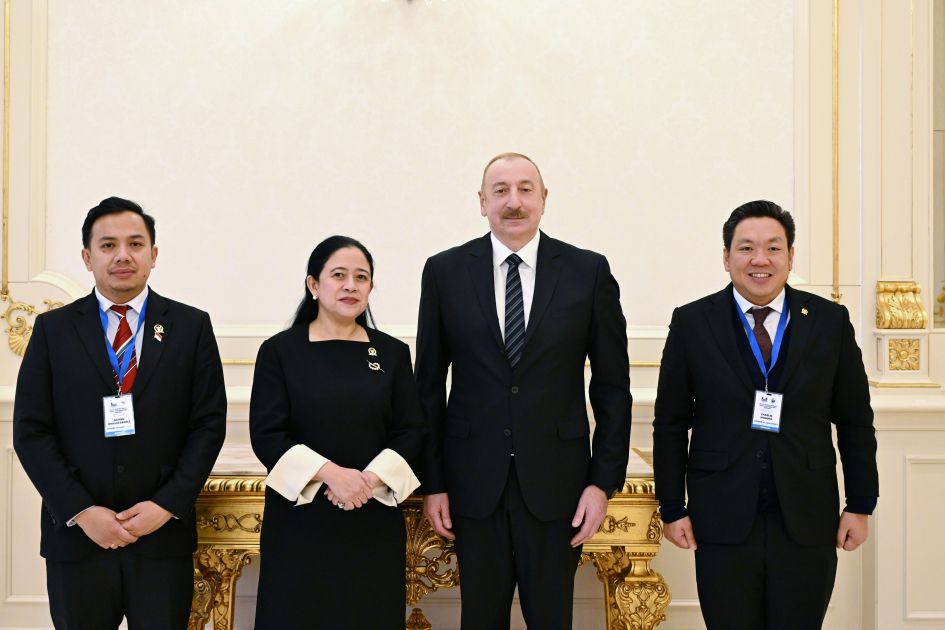 President Ilham Aliyev receives Speaker of Indonesia’s House of Representatives [PHOTOS]