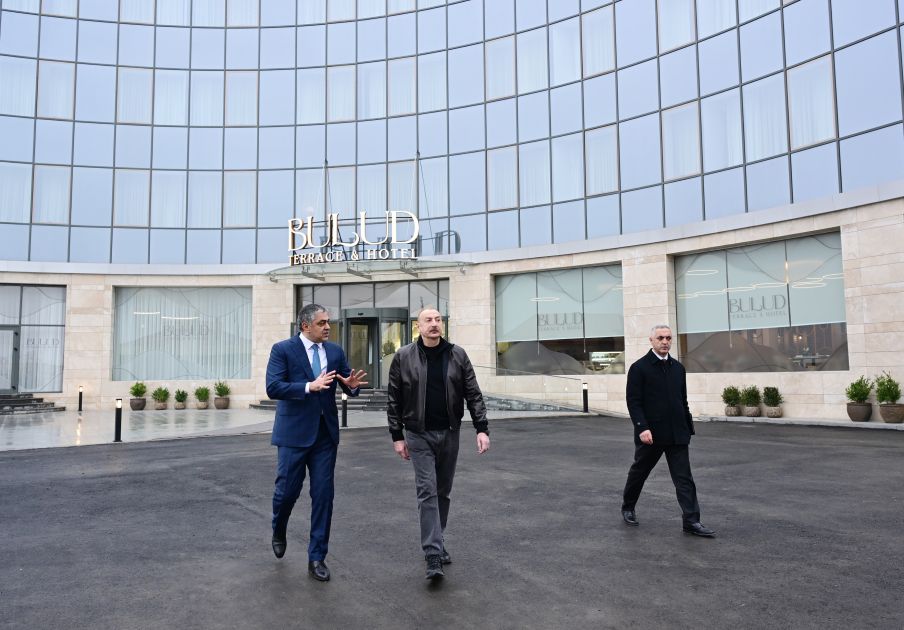 President Ilham Aliyev attends opening of Bulud Hotel in Khankendi [PHOTOS/VIDEO]