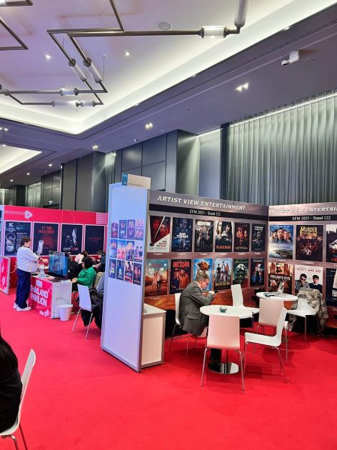 National stand set up at Berlin Int'l Film Festival [PHOTOS]