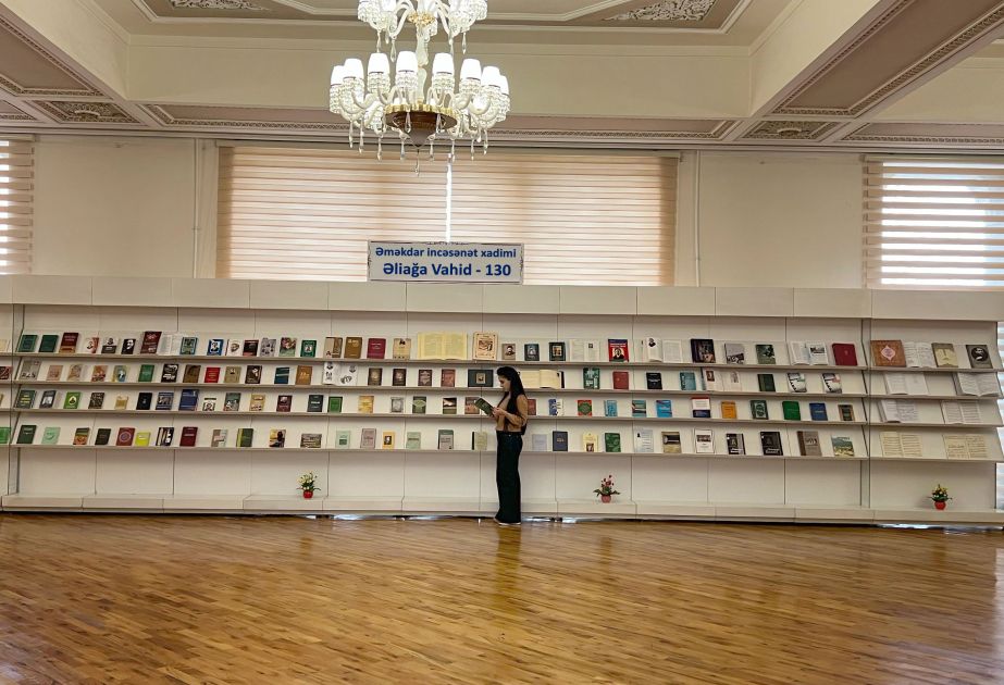 National Library opens book exhibition dedicated to poet Aliagha Vahid