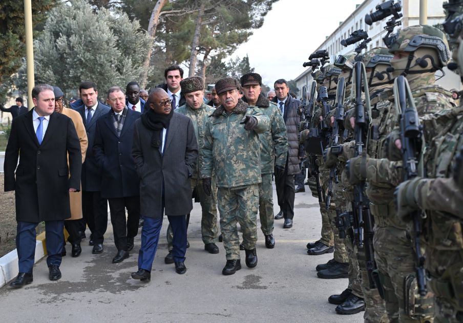 President of Guinea-Bissau visits commando military unit in Azerbaijan [PHOTOS]