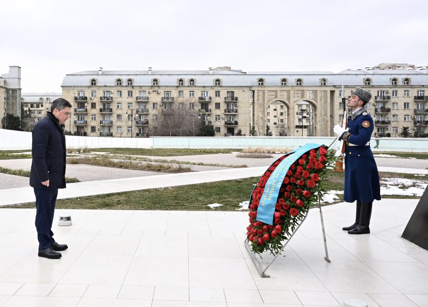 Kazakhstan's PM visits Victory Park in Azerbaijan's Baku [PHOTOS]