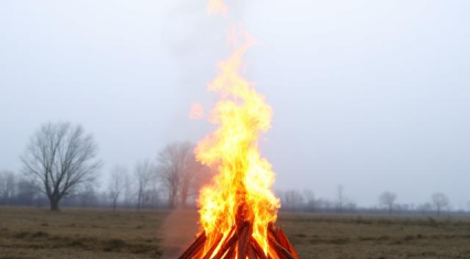 Smart Novruz bonfire concept bridges digital and cultural worlds