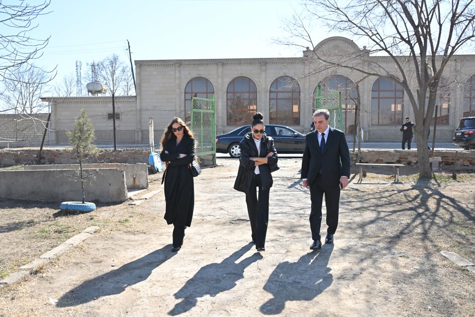 First Vice-President Mehriban Aliyeva reviewed reconstruction of Ganja city secondary school No.37 [PHOTOS/VIDEO]