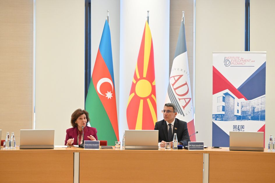 President of North Macedonia meets with students at ADA University [PHOTOS]