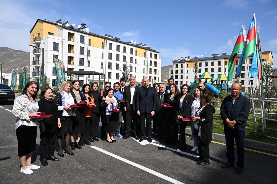 Residential complex inaugurated in Sugovushan village in Aghdara, with keys to homes handed over to residents [PHOTOS/VIDEO]