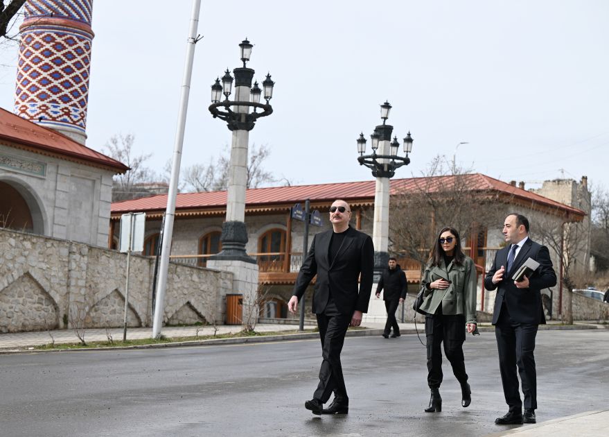 Footage of President Ilham Aliyev’s visit to Susha with First Lady Mehriban Aliyeva posted on his social media accounts [VIDEO]