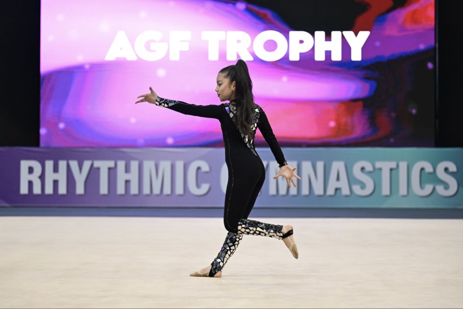 AGF Trophy: Azerbaijani gymnast wins bronze medal [PHOTOS]