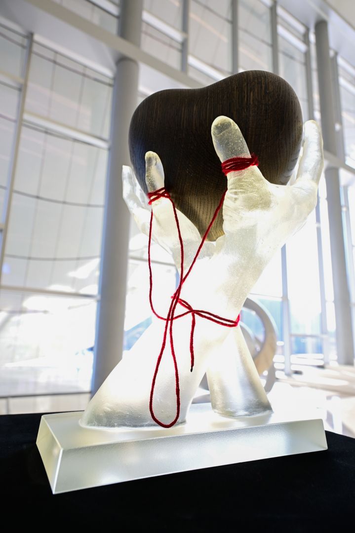 "My Heart is Yours" unique art composition presented at Heydar Aliyev Center [PHOTOS]