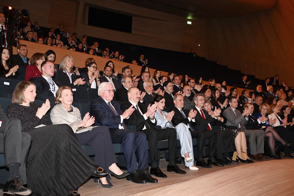 Presidents of Azerbaijan and Germany attended concert at Heydar Aliyev Center [PHOTOS/VIDEO]