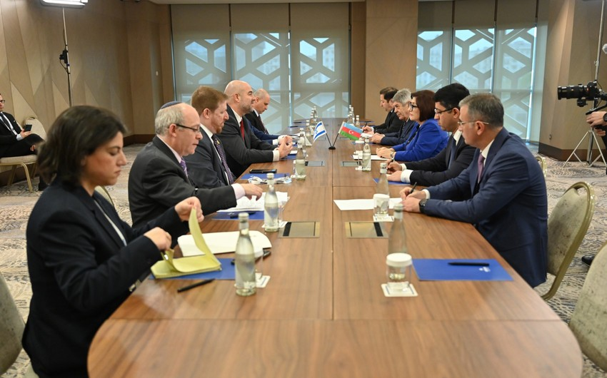 Azerbaijani and Israeli parliamentary speakers highlight deepening ties in Tashkent meeting [PHOTOS]