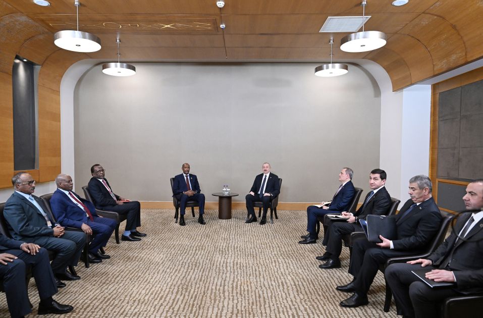 President Ilham Aliyev meets with President of Transitional Sovereignty Council of Sudan in Antalya [PHOTOS/VIDEO]