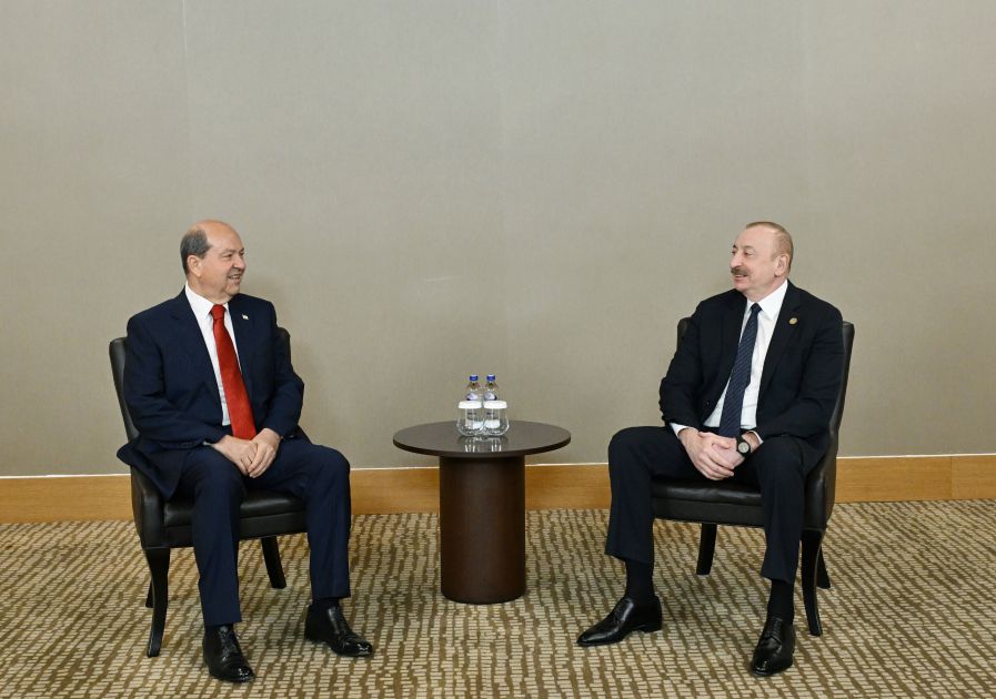President Ilham Aliyev meets President Ersin Tatar in Antalya [PHOTO/VIDEO]