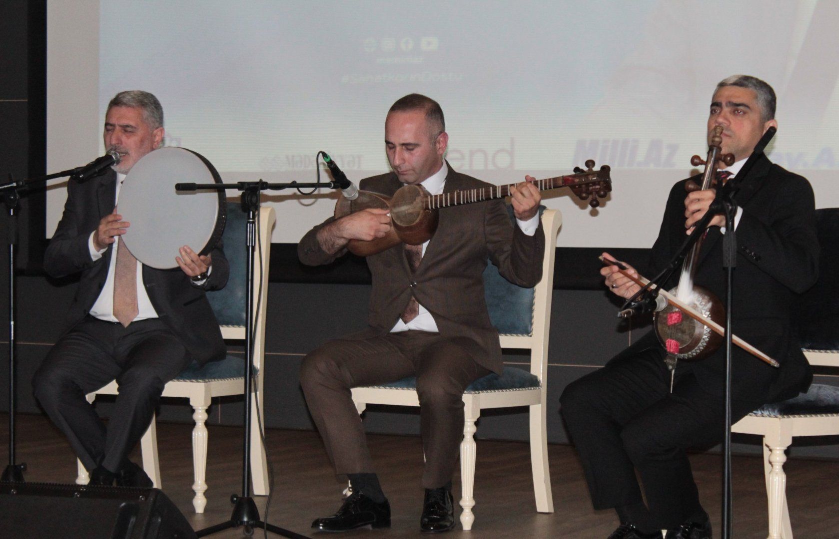 Ganja hosts meeting with People's Artist Teyyub Aslanov [PHOTOS]